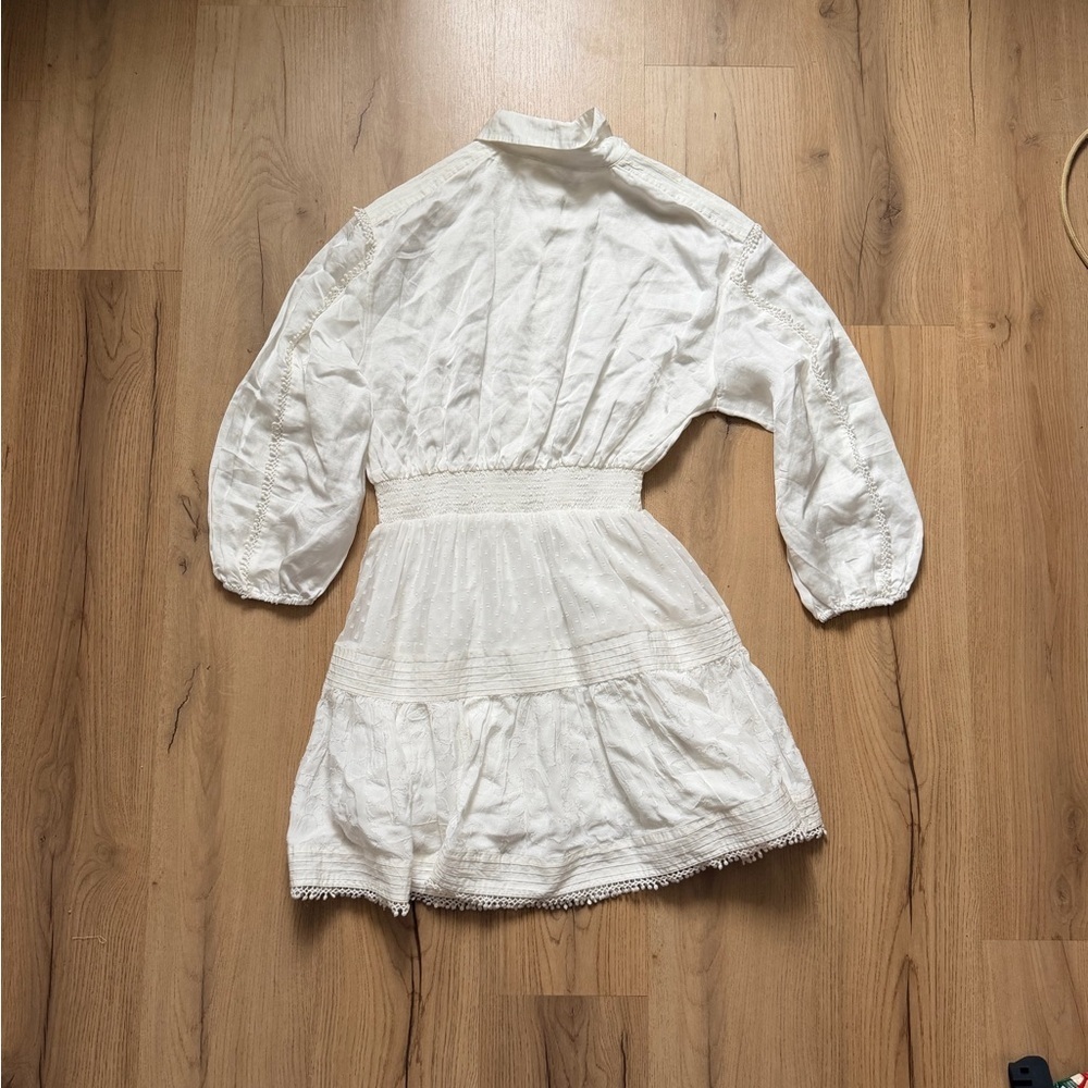 Maje White Button-Up Dress - Picture 6 of 6